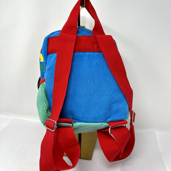 Disney Mini Backpack Book bag Lunch Bag Toddler Mickey Mouse Ears Red Green - Picture 9 of 12